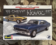 Revell `69 Chevy Nova SS Special Edition All Parts Sealed Open Box #2098 Kit