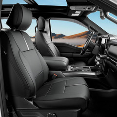 for Ford F150 Seat Covers 2015-2023 2024 2025 2026 (Only Front Seat Covers), Lea