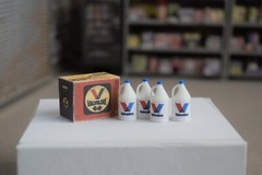 1/24  or select 1/18, Valvoline oil Products; 4 Gallons & Carton 4 your Diorama