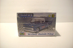 Revell 1966 Chevy Fleetside Short Box Pickup Truck, Factory Sealed, 1/25, 2015!