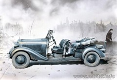 Master Box 35101 Polizei-Kuebelsitzwagen ab 1937German military car WWIIera 1/35