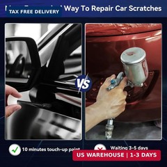 Car Black Paint Touch Up Cars Scratch Repair for Vehicles, Rim High-Gloss Black