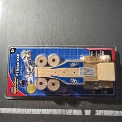 Build And Grow F1 Formula One Race Car Kit Wood Kids Learning Crafts NIB Sealed
