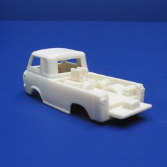 JFSL52 Jimmy Flintstone H:O scale, resin Ford Wheel Stander slot car body
