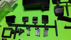 Mack DM800 Heavy Duty 1/25 cab body glass chrome parts interior seat rig tractor