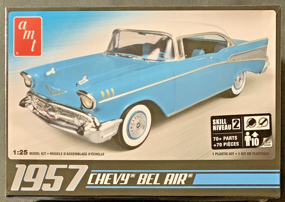 AMT 1957 Chevy Bel Air Plastic Model Kit #AMT638M12 1:25 Scale