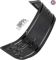 Front Lower Fender Skirt Trim, Flame Style Front Fender Trim Skirt, 2014-2022