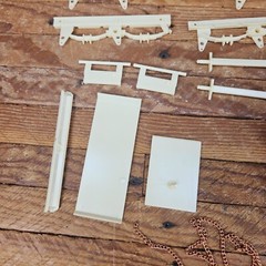 Amt Matchbox Fruehauf Flatbed Trailer 1/25 Scale Model Kit PK-6608 Unbuilt Open