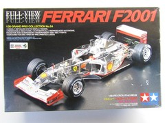 Tamiya 1:20 Scale Ferrari F2001 Full View model kit # 20054*3200