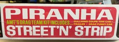 AMT PIRANA STREET N STRIP 3 KITS DRAG CAR GULLWING COUPE TRAILER
