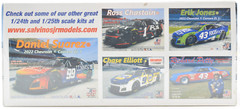 Salvinos JR Models “CommScope” Daniel Suarez 2022 Camaro ZL1 Nascar 1/24 Car Kit