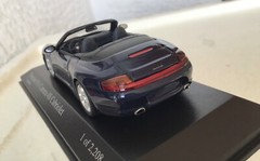 1/43 MINICHAMPS PORSCHE 911 Carrera 4S, cabrio ,d.blue, mint,++ !