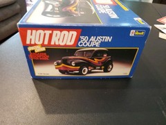 REVELL – HOT ROD ’50 AUSTIN COUPE DRAG GASSER – WITH OPTIONAL DECALS -#2