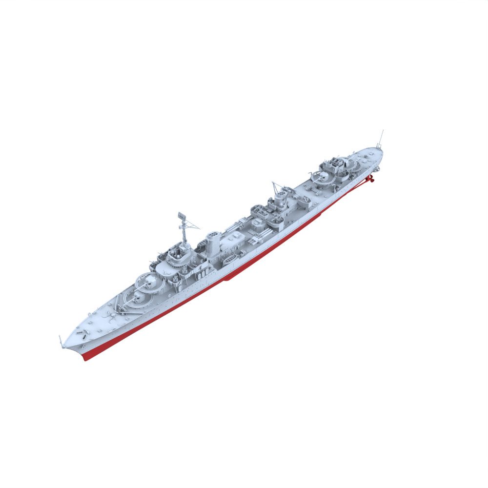 1/200 French Navy Le Fantasque-class Le Terrible Large Destroyer (1944) FULLHULL