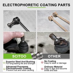 SCITOO 12pcs Suspension Kit For 2007-2012 For Hyundai for Elantra w/Suspension
