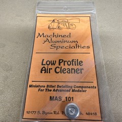 Machined Aluminum Specialties 101 1/24 Scale Low Profile Air Cleaner