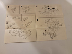 *Vintage Rare* MPC Super Snap Chevy Blazer Instruction Manual