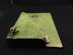 1/35 Scale Military Diorama Base Terrain Display Model Soldiers Figures Diecast
