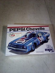 A3E MPC Pepsi Chevelle Stock Car Nascar 1:25 Model Kit 808/12 Retro SEALED