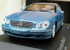 1/43 MINICHAMPS Mercedes CL500, 2d.coupe, marine blue, 1999, mint+++!