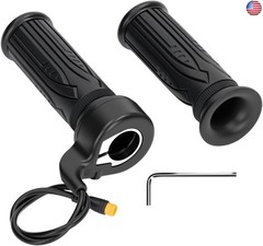 EBike Full Twist Throttle, 3 Pin EBike Throttle Grip with Waterproof Joint,