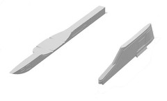 3D Printed 1/72 France F-104 Wing Pylon for As-34 Unpainted Model /2Pc