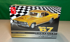AMT 1967 Chevelle Pro Street Car Plastic Model Kit 1/25 Scale Sealed