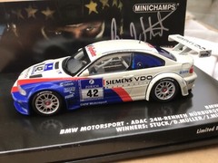 1/43 MINICHAMPS BMW M3 GTR,2004, Nurburgring,Muller, winner No 42, mint,++ !