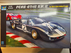 RARE TRUMPETER 1:12 SCALE FORD GT40 MKII WITH KA MODELS SUPER UPGRADE KIT!