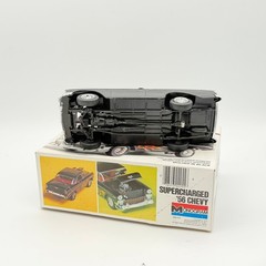 Monogram Supercharged ’56 Chevy 1:24 Scale Model Kit 2255 Partially Assembled