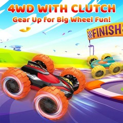 Car Toys for Ages 3-5 Boys, Push and Medium, Orange-yellow Kids’ Play Trucks