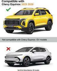 In-Channel Window Rain Guards Fit for Chevy Equinox 2025 2026(NOT for EV) Rain G