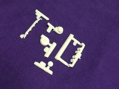 Diamond REO Truck Tractor TURBO & EXHAUST MANIFOLD for 1:25 AMT Model Kit