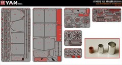 1/35 German Assault IV Brummbar Tank Photo-etched DetaiL-up Kit for Tamiya 35353