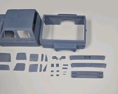 ABS-LIKE RESIN 3D PRINTED 1/25 1985 CHEVROLET K30 CREW CAB DUALLY BODY