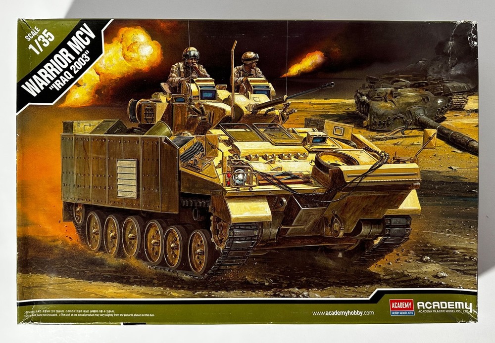 Academy 13201 1/35 Scale FV510 Warrior MCV “Iraq 2003” – 2010, Parts Sealed