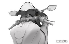 MENG MT-008 1/9 Kawasaki NINJA ZX-10RR Motorcycle Model Kit—Special Edition