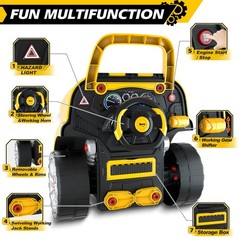 Jumlys Toys for 3, 4, 5, 6, 7, 8 Years Old 16 x 14.5 x 18.25 inches, Yellow