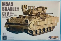 Kinetic Model 1/35 K61016 M3A3 Bradley CFV with Bigfoot Track-links Brand New
