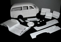 1948 CHEVROLET WOODY RESIN CONVERSION for 1/25 GALAXIE LTD 1947 1948 CHEVY KITS