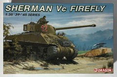 Lot: VTG Dragon #6121 1/35 Scale Sherman Vc Firefly w/RARE RB Model Metal Barrel