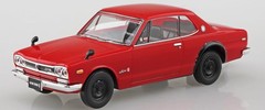 1/32 Plastic Model Snap Kit No.16-RD Nissan C10 Skyline 2000GT-R Red Color-coded