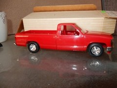 amt ertl promo 1989 CHEVROLET SILVERADO C1500 IN RED CHEVROLET TRUCK