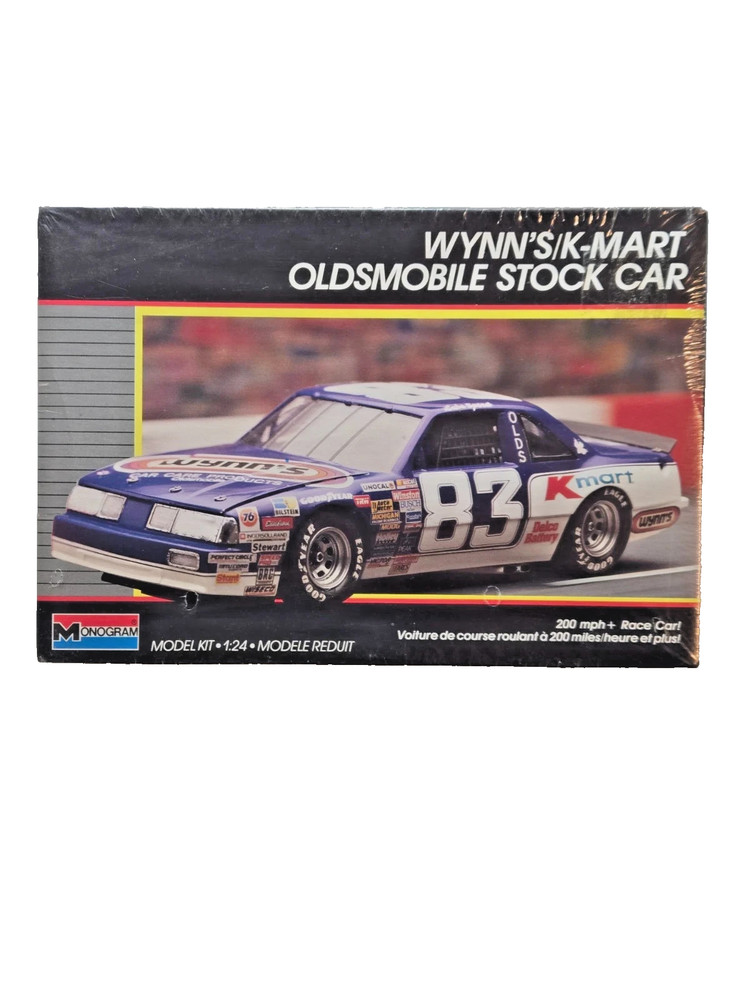 VTG. 1988 MONOGRAM 1:24 SCALE NASCAR ” #83 WYNN’S K-MART OLDS STOCK CAR ” # 2778
