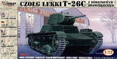 MIRAGE 72613 1:72 T-26C Light Tank with additional armor