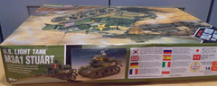 Academy #13269 1/35 SCALE M3A1 Stuart Light Tank Model Kit New IN DAMAGED Box