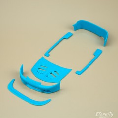 1/25 REVELL Mitsubishi Eclipse OEM 7-Piece Body Kit 3D PRINT-(US-SELLER)