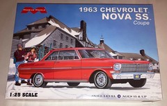 Moebius 1963 Chevy Nova SS Coupe 1:25 scale model car kit 2319