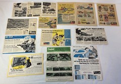 1960s MONOGRAM model/hobby kit ad lot/collection ~ lot of 37 ads