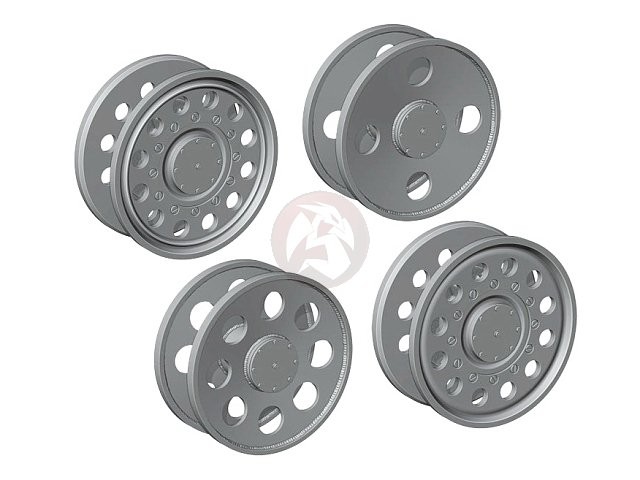 Rado 1/35 Idler Wheels for Jagdpanzer 38(t) Hetzer (4 types, 4 pairs) RDM35S87